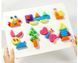 Набір для ліплення з текстурними штампами Mideer Mellow Dough Texture Play Set (8 кольорів) 169 фото 7