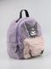 Дитячий плюшевий рюкзак Kuromi фіолетовий з передньою кишенею Zara - 720 грн 32 фото 2