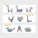 Магнітна змійка головоломка Mideer Twist Ruler Play Set 24 елементи з картками / Розвивальний конструктор для дітей 6+ 160 фото 2