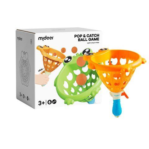 Рухлива дитяча гра &laquo;Спіймай м'яч&raquo; Mideer Pop & Catch Ball Game / Спортивна гра на свіжому повітрі ловишка з м'ячами 152 фото