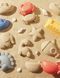 Дитячий ігровий набір з кінетичним піском Mirola Kids: складана пісочниця, тележка та 19 пасочок 101 фото 9