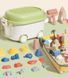 Дитячий ігровий набір з кінетичним піском Mirola Kids: складана пісочниця, тележка та 19 пасочок 101 фото 5